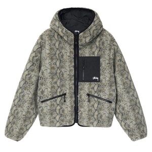 Stussy Snakeskin Patterned Jacket